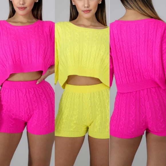 GORGEOUS TWO PIECE NEON SET - Picture 1 of 4